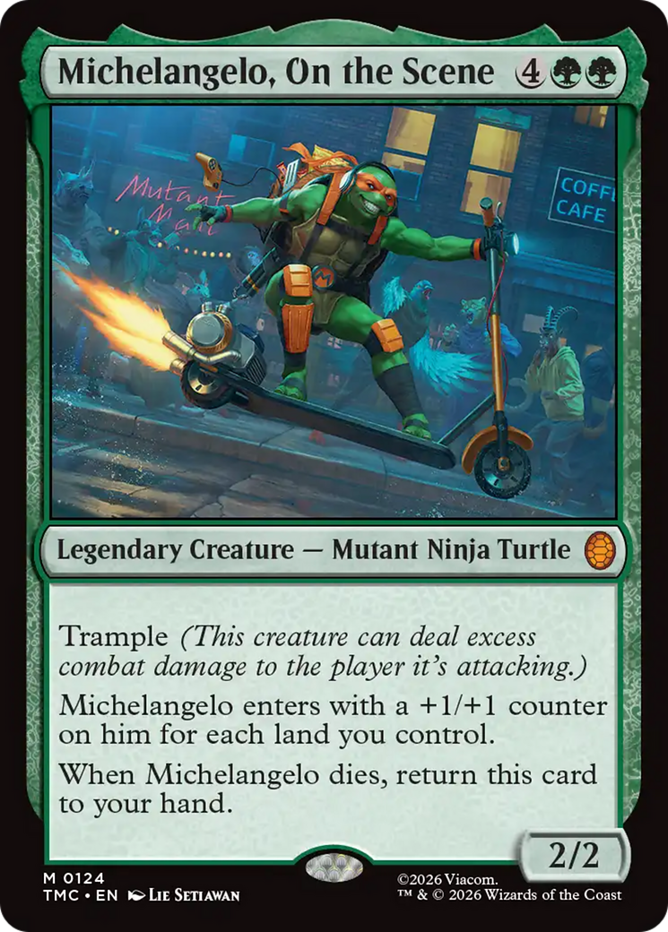 Michelangelo, On the Scene [Teenage Mutant Ninja Turtles Commander] | Chromatic Games