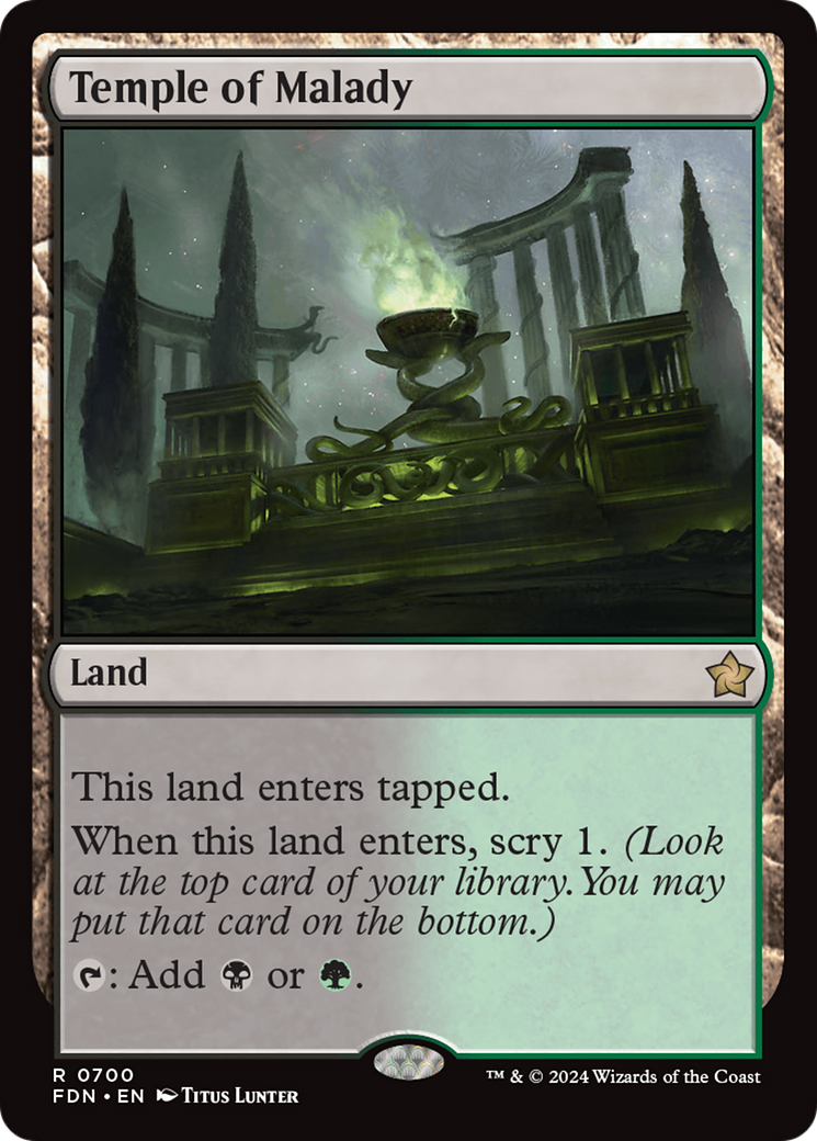 Temple of Malady [Foundations] | Chromatic Games