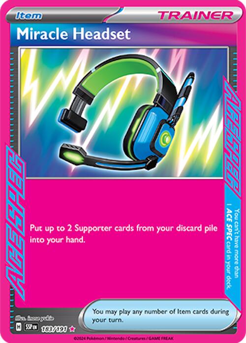 Miracle Headset (183/191) [Scarlet & Violet: Surging Sparks] | Chromatic Games