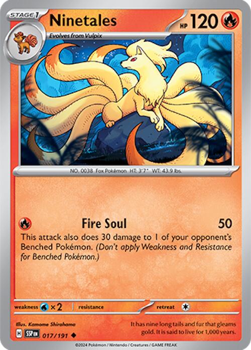 Ninetales (017/191) [Scarlet & Violet: Surging Sparks] | Chromatic Games