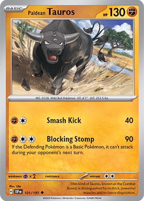 Paldean Tauros (101/191) [Scarlet & Violet: Surging Sparks] | Chromatic Games