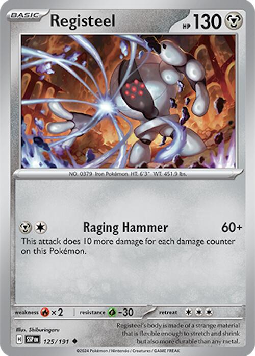 Registeel (125/191) [Scarlet & Violet: Surging Sparks] | Chromatic Games