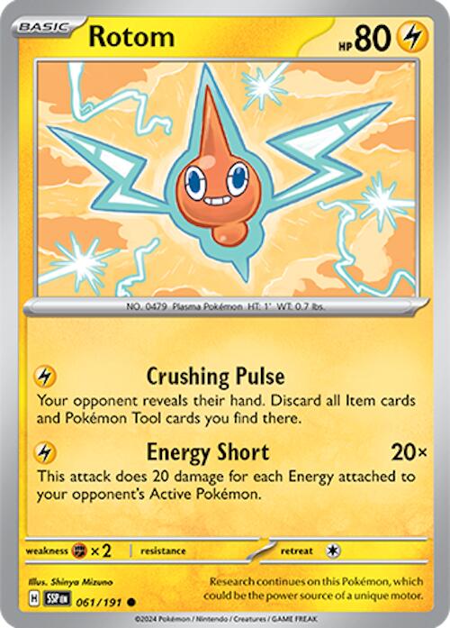 Rotom (061/191) [Scarlet & Violet: Surging Sparks] | Chromatic Games