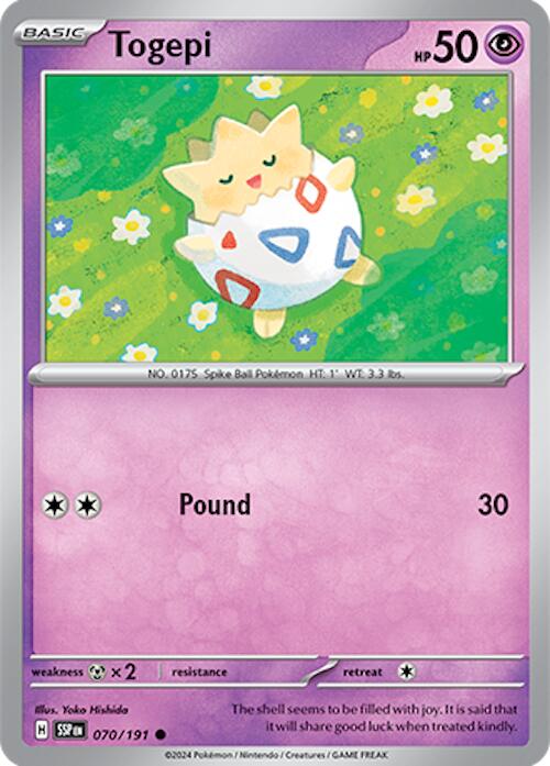 Togepi (070/191) [Scarlet & Violet: Surging Sparks] | Chromatic Games