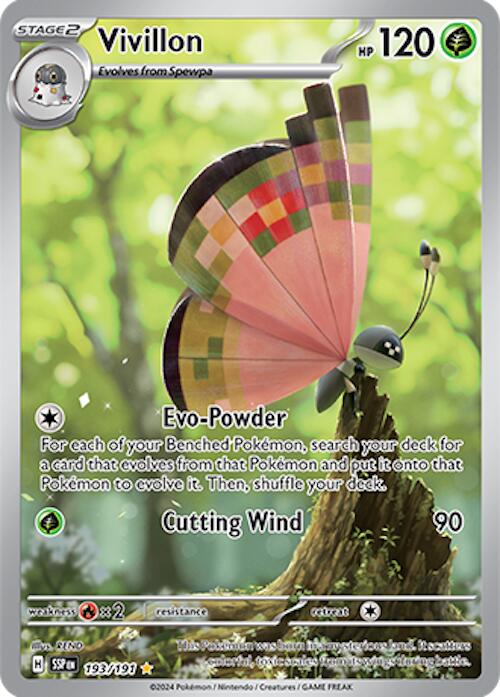 Vivillon (193/191) [Scarlet & Violet: Surging Sparks] | Chromatic Games