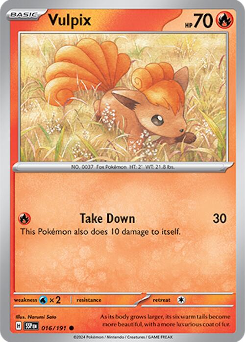 Vulpix (016/191) [Scarlet & Violet: Surging Sparks] | Chromatic Games