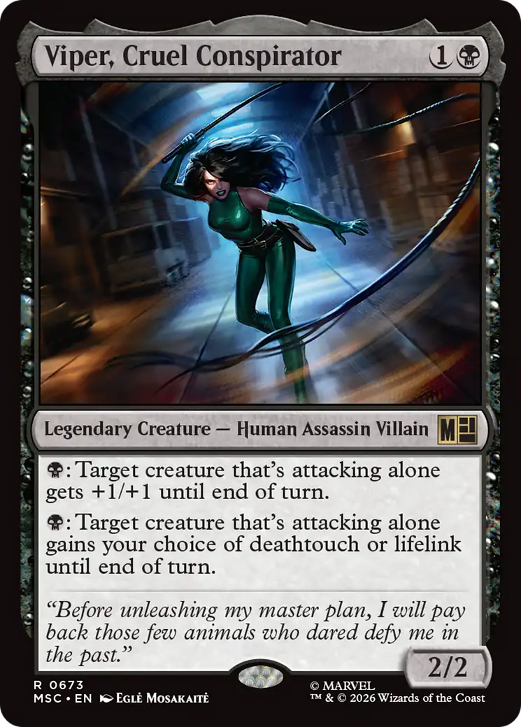 Viper, Cruel Conspirator [Marvel Super Heroes Commander] | Chromatic Games