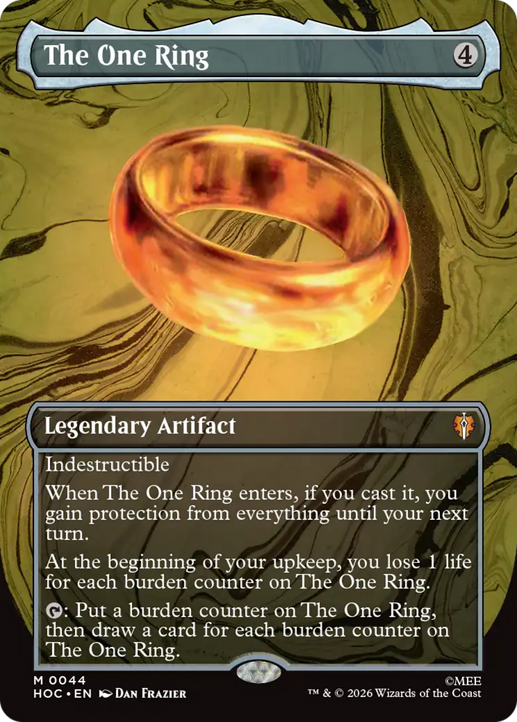 The One Ring (Borderless) [The Hobbit] | Chromatic Games