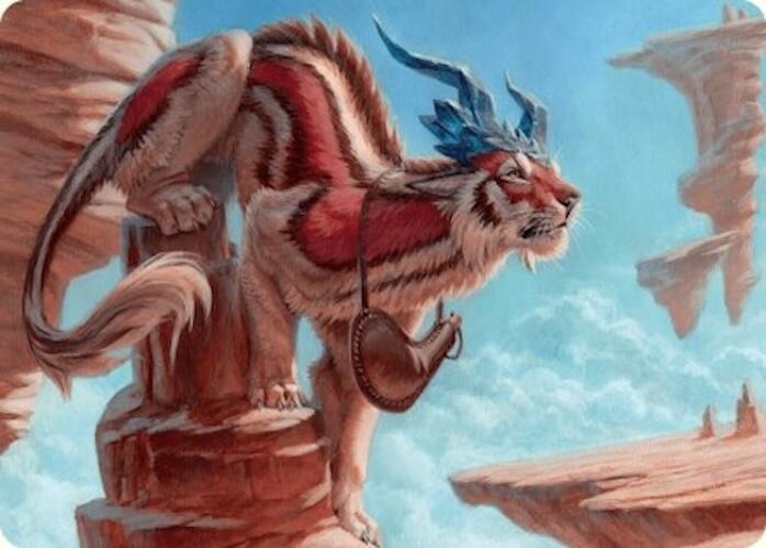Felidar Savior Art Card (3/54) [Foundations Art Series] | Chromatic Games