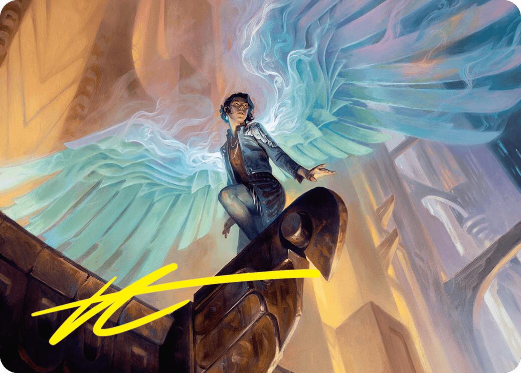 Giada, Font of Hope Art Card (20/54) (Gold-Stamped Signature) [Foundations Art Series] | Chromatic Games