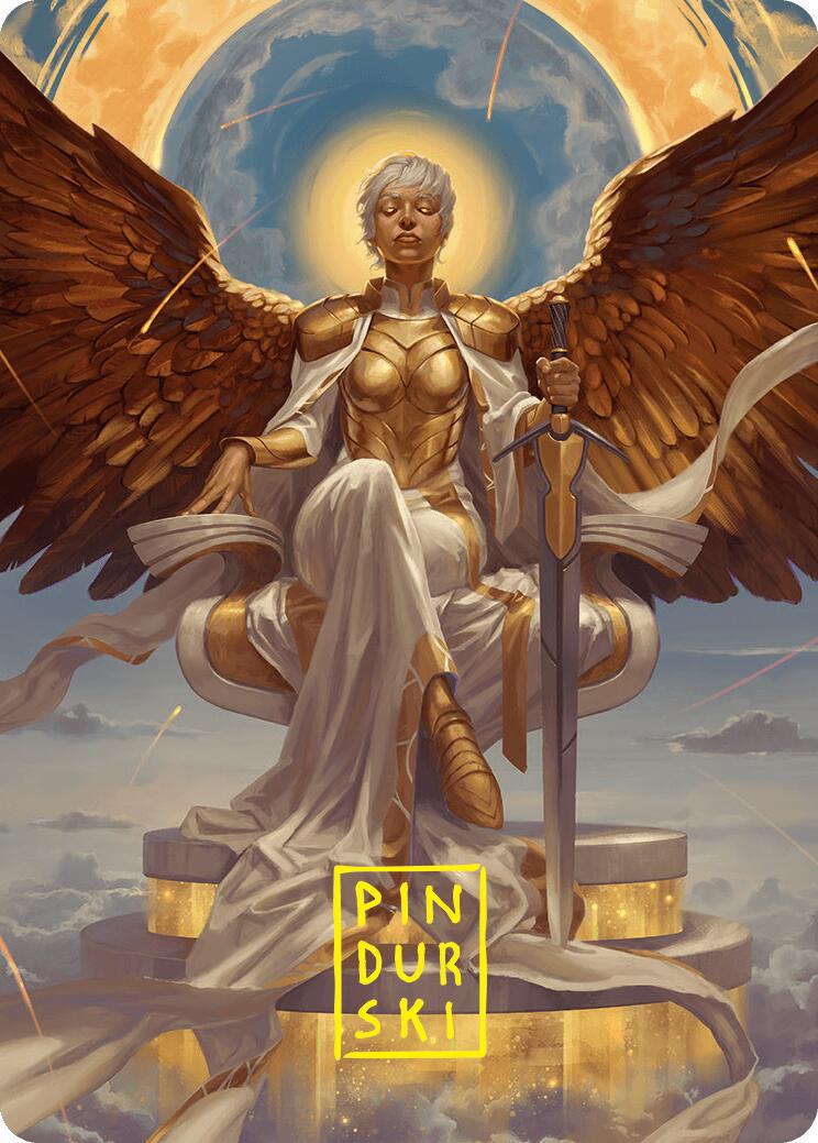 Herald of Eternal Dawn Art Card (27/54) (Gold-Stamped Signature) [Foundations Art Series] | Chromatic Games
