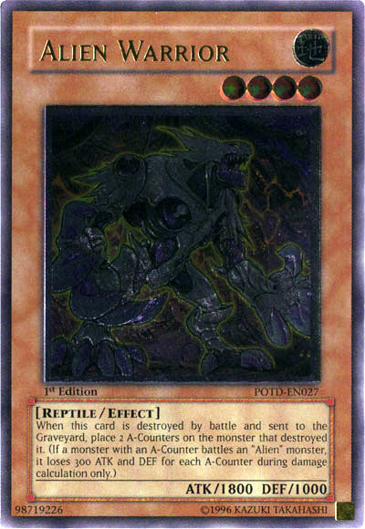 Alien Warrior [POTD-EN027] Ultimate Rare | Chromatic Games