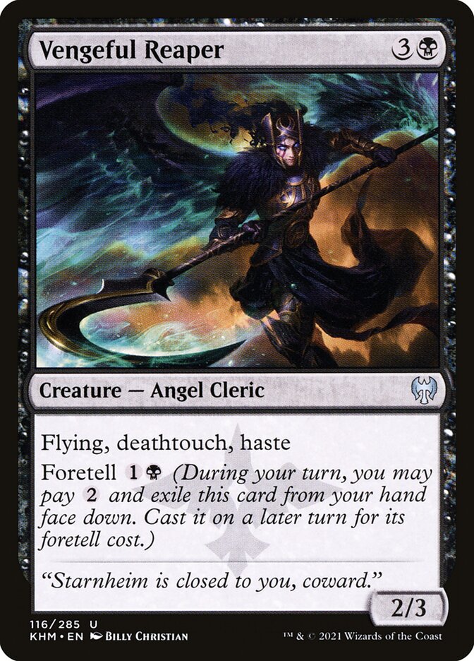 Vengeful Reaper 116/285 (Kaldheim)  - Foil | Chromatic Games