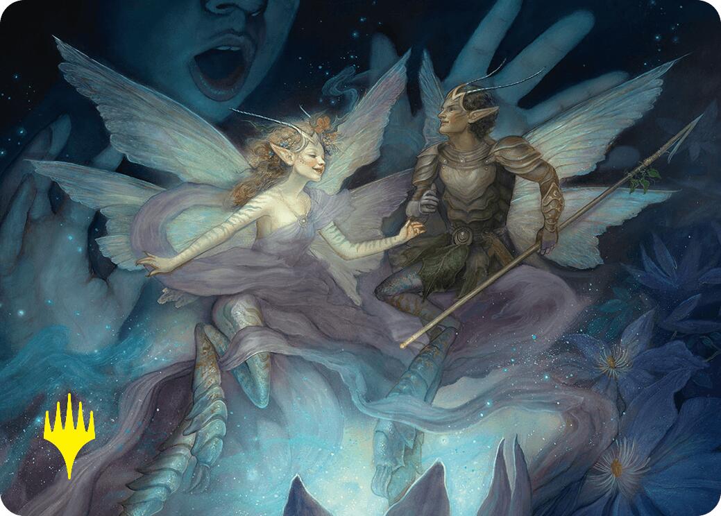 Faebloom Trick Art Card (6/54) (Gold-Stamped Signature) [Foundations Art Series] | Chromatic Games