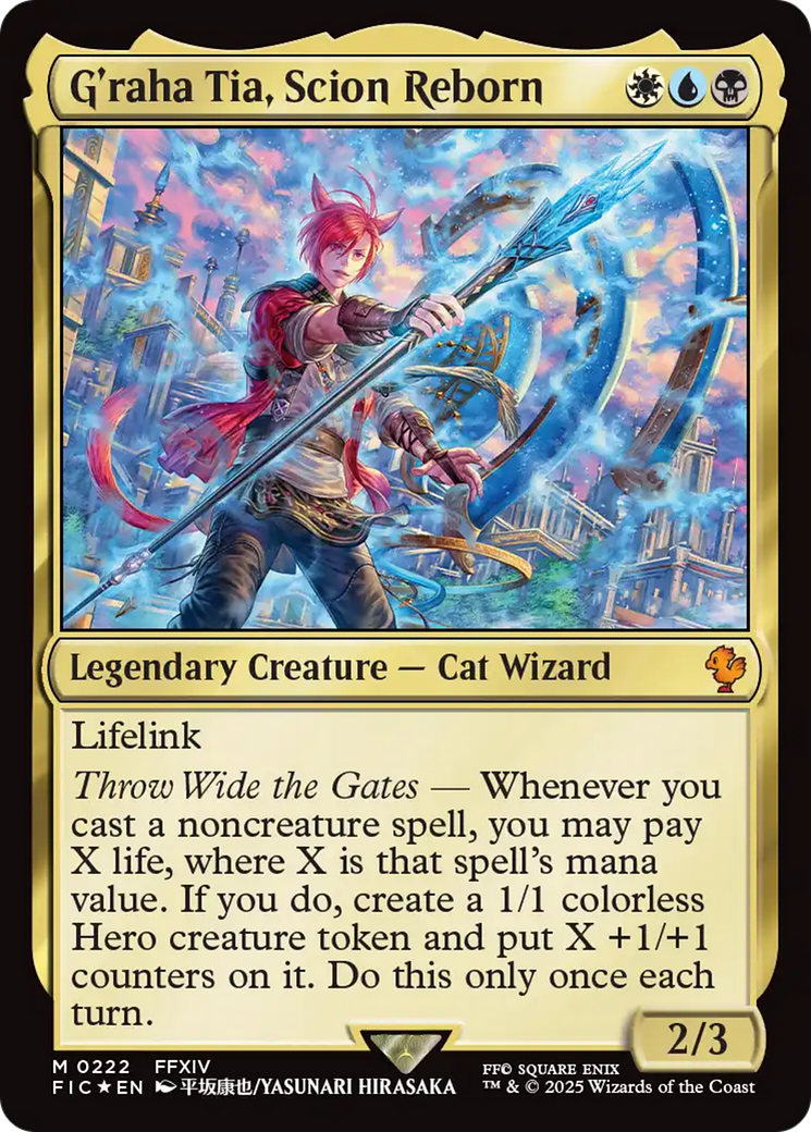 G'raha Tia, Scion Reborn (Surge Foil) [FINAL FANTASY Commander] | Chromatic Games
