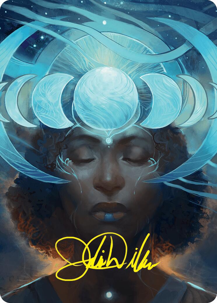Lunar Insight Art Card (31/54) (Gold-Stamped Signature) [Foundations Art Series] | Chromatic Games