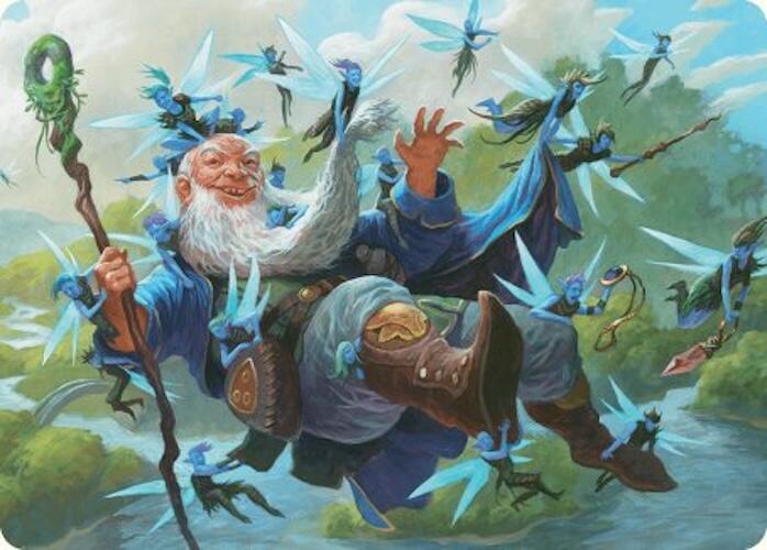 Mischievous Mystic Art Card (7/54) [Foundations Art Series] | Chromatic Games
