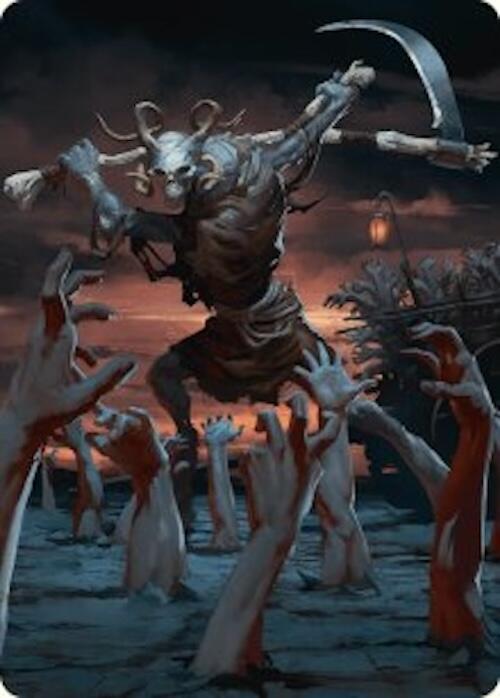 Abyssal Harvester Art Card (34/54) [Foundations Art Series] | Chromatic Games