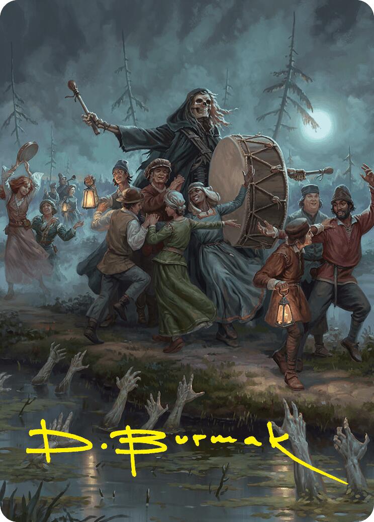 Blasphemous Edict Art Card (35/54) (Gold-Stamped Signature) [Foundations Art Series] | Chromatic Games