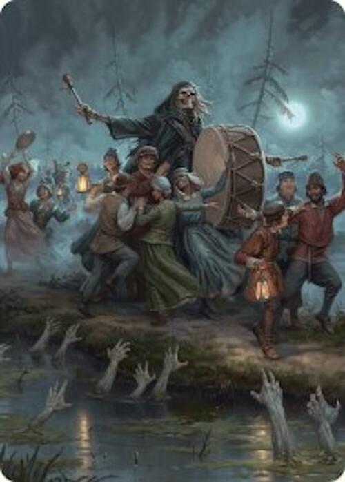 Blasphemous Edict Art Card (35/54) [Foundations Art Series] | Chromatic Games