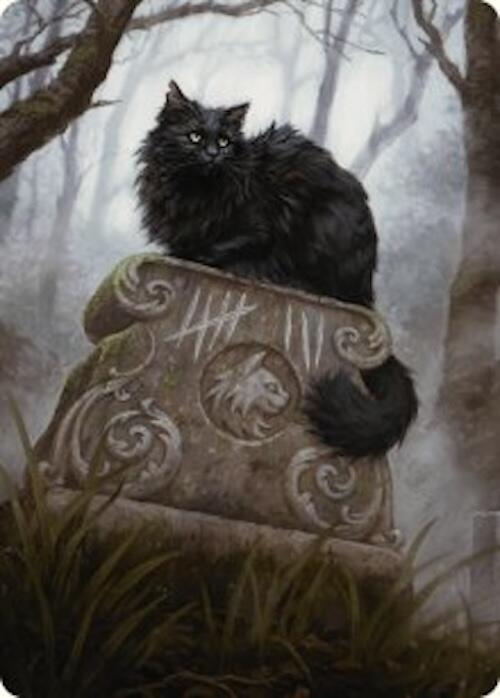 Nine-Lives Familiar 2 Art Card (36/54) [Foundations Art Series] | Chromatic Games