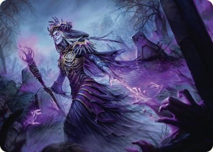 Zul Ashur, Lich Lord Art Card (10/54) [Foundations Art Series] | Chromatic Games