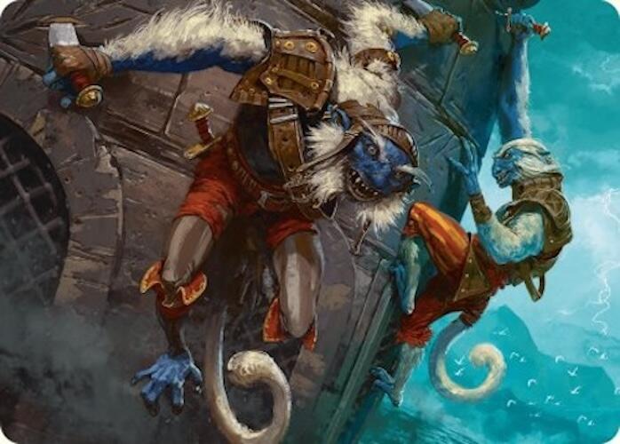 Goblin Boarders Art Card (11/54) [Foundations Art Series] | Chromatic Games