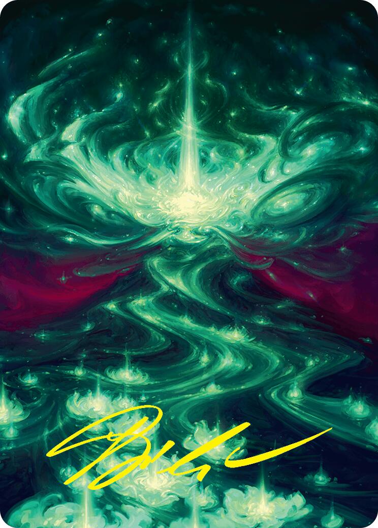 Genesis Wave Art Card (54/54) (Gold-Stamped Signature) [Foundations Art Series] | Chromatic Games