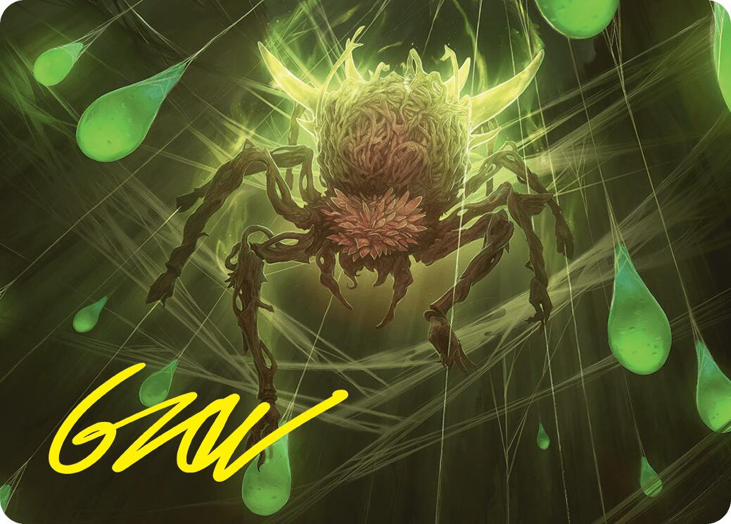 Spinner of Souls Art Card (13/54) (Gold-Stamped Signature) [Foundations Art Series] | Chromatic Games