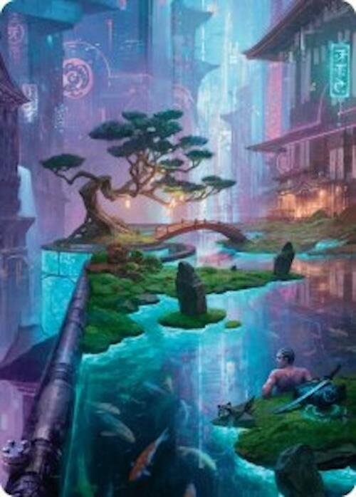 Island Art Card (22/54) [Foundations Art Series] | Chromatic Games