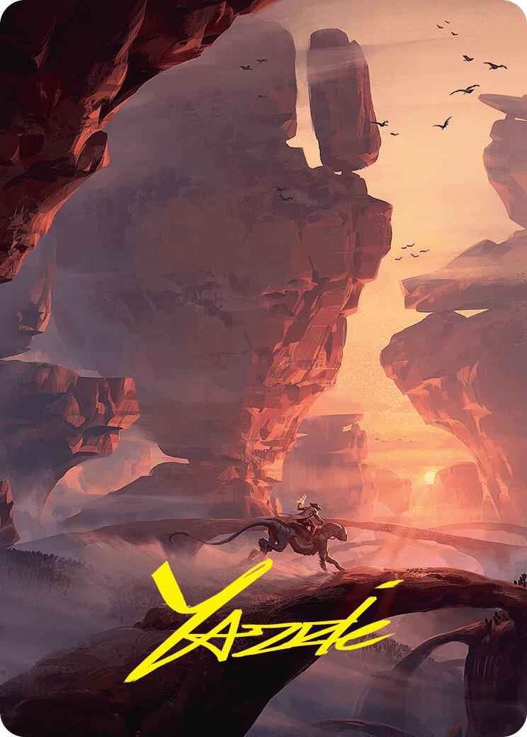 Mountain Art Card (24/54) (Gold-Stamped Signature) [Foundations Art Series] | Chromatic Games