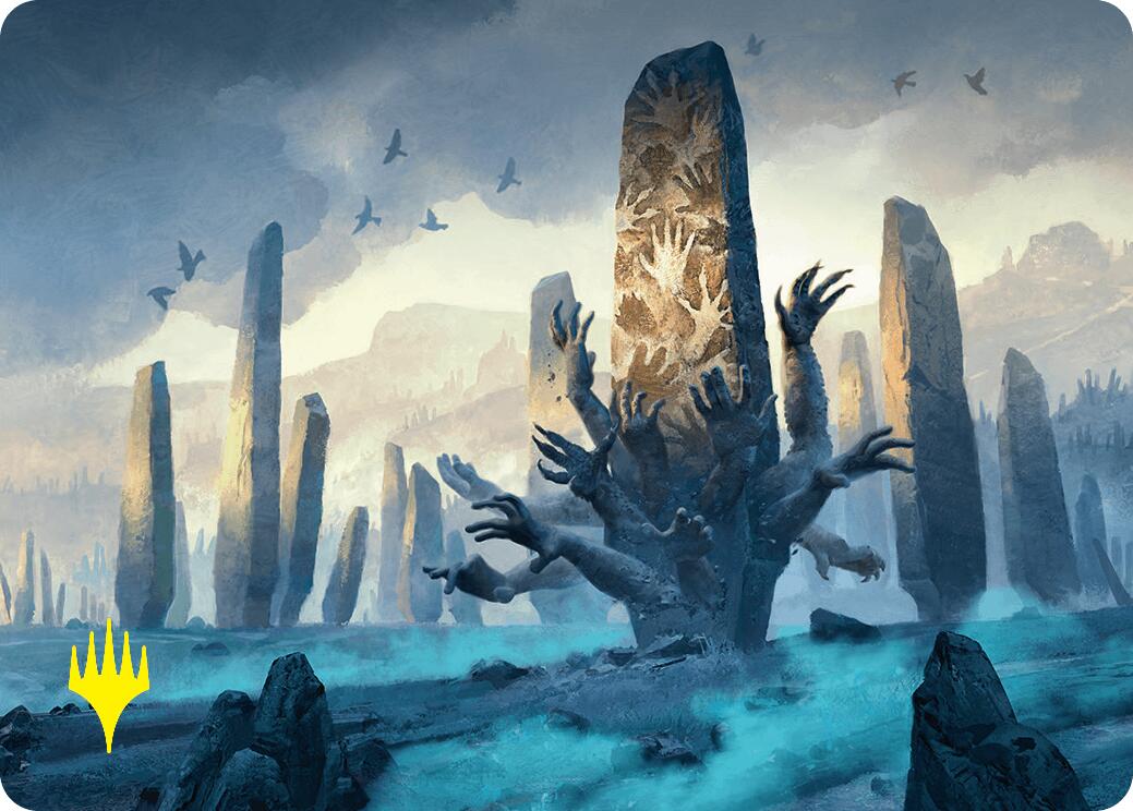 Soulstone Sanctuary Art Card (19/54) (Gold-Stamped Signature) [Foundations Art Series] | Chromatic Games