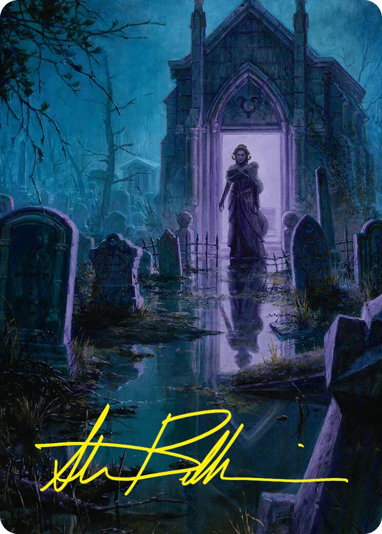 Swamp Art Card (23/54) (Gold-Stamped Signature) [Foundations Art Series] | Chromatic Games