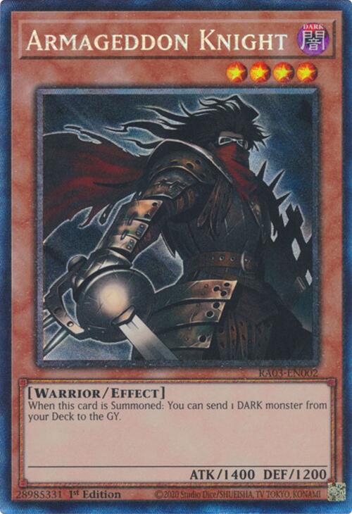 Armageddon Knight (CR) [RA03-EN002] Prismatic Collector's Rare | Chromatic Games