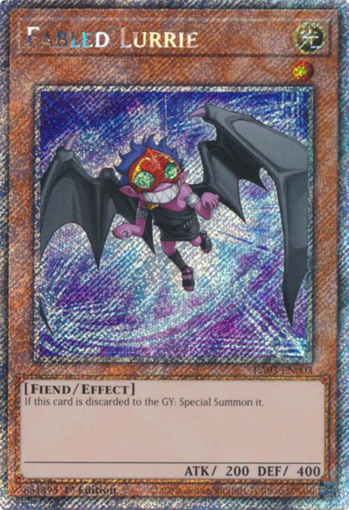 Fabled Lurrie (Platinum Secret Rare) [RA03-EN003] Platinum Secret Rare | Chromatic Games