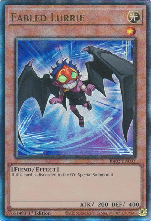 Fabled Lurrie (UTR) [RA03-EN003] Prismatic Ultimate Rare | Chromatic Games