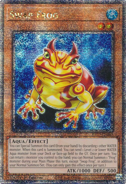 Swap Frog (Quarter Century Secret Rare) [RA03-EN005] Quarter Century Secret Rare | Chromatic Games