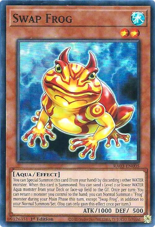 Swap Frog [RA03-EN005] Super Rare | Chromatic Games