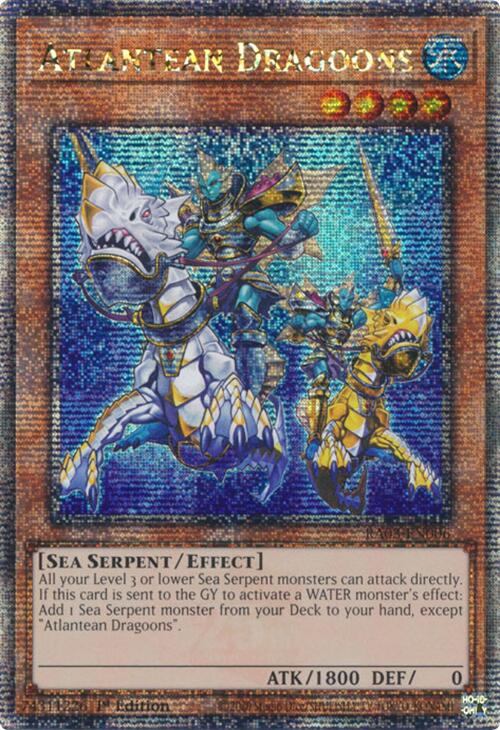 Atlantean Dragoons (Quarter Century Secret Rare) [RA03-EN006] Quarter Century Secret Rare | Chromatic Games