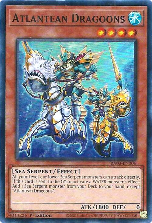 Atlantean Dragoons [RA03-EN006] Super Rare | Chromatic Games