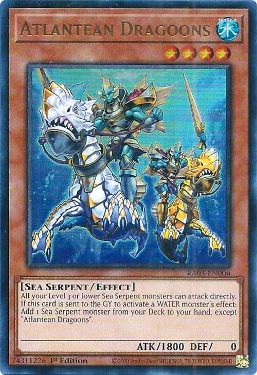 Atlantean Dragoons (UR) [RA03-EN006] Ultra Rare | Chromatic Games