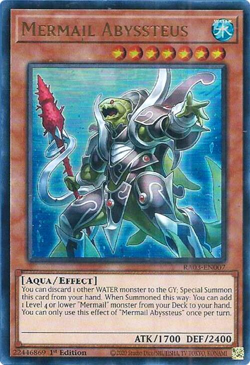 Mermail Abyssteus (UR) [RA03-EN007] Ultra Rare | Chromatic Games