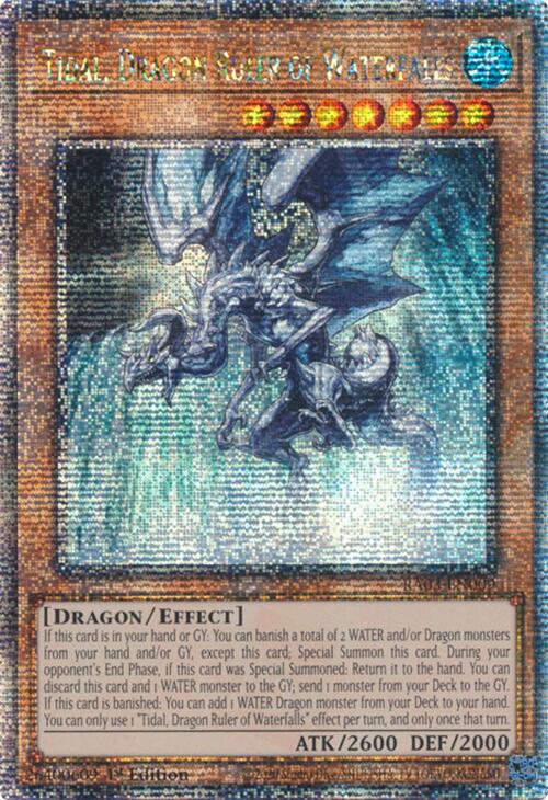 Tidal, Dragon Ruler of Waterfalls (Quarter Century Secret Rare) [RA03-EN009] Quarter Century Secret Rare | Chromatic Games