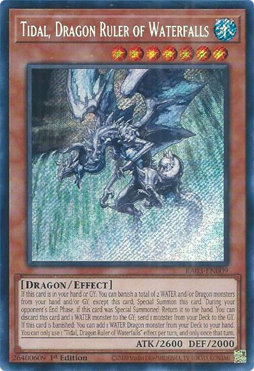 Tidal, Dragon Ruler of Waterfalls (Secret Rare) [RA03-EN009] Secret Rare | Chromatic Games