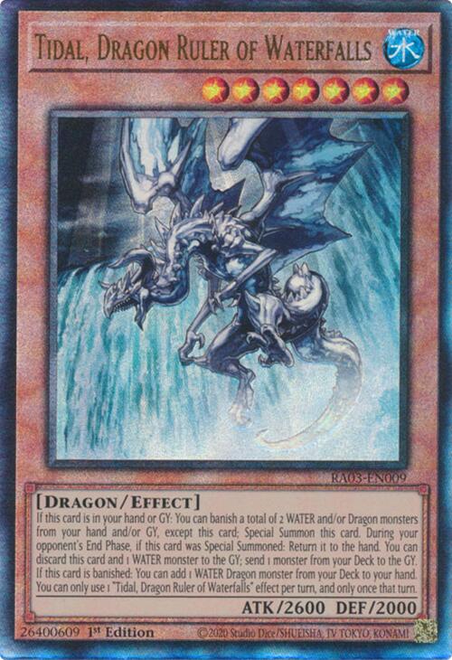 Tidal, Dragon Ruler of Waterfalls (UTR) [RA03-EN009] Prismatic Ultimate Rare | Chromatic Games