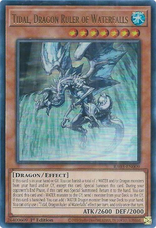 Tidal, Dragon Ruler of Waterfalls (UR) [RA03-EN009] Ultra Rare | Chromatic Games