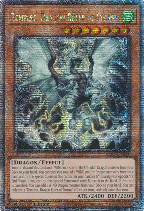 Tempest, Dragon Ruler of Storms (Quarter Century Secret Rare) [RA03-EN011] Quarter Century Secret Rare | Chromatic Games