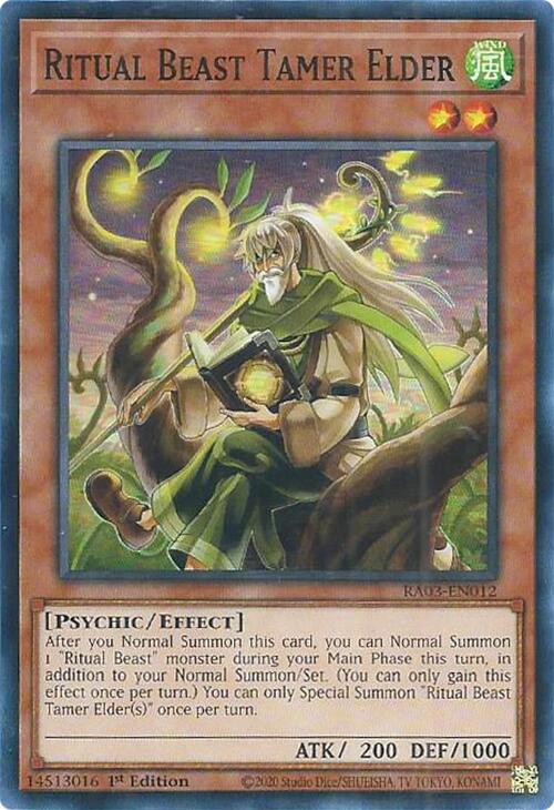 Ritual Beast Tamer Elder [RA03-EN012] Super Rare | Chromatic Games