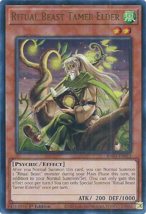 Ritual Beast Tamer Elder (UR) [RA03-EN012] Ultra Rare | Chromatic Games