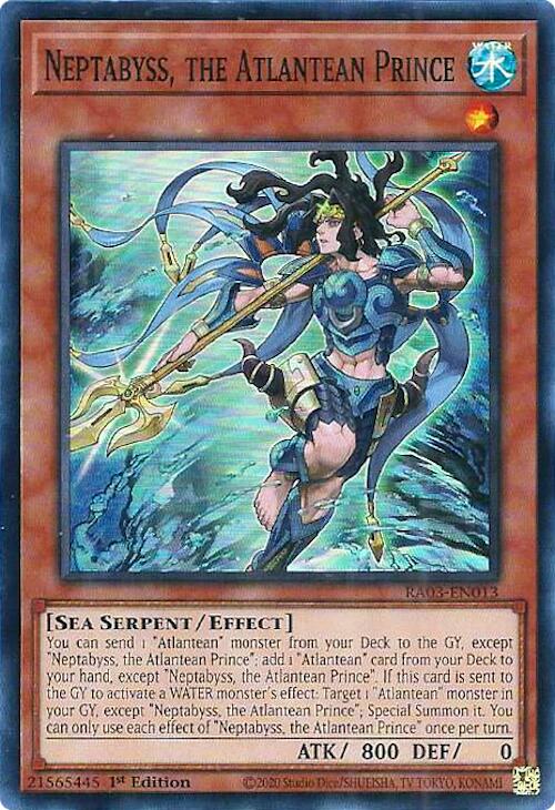 Neptabyss, the Atlantean Prince [RA03-EN013] Super Rare | Chromatic Games